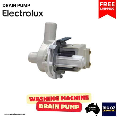 Bomba de drenaje para lavadora Electrolux N.º de parte: 4055578704 | Envío gratuito - Imagen 1 de 21