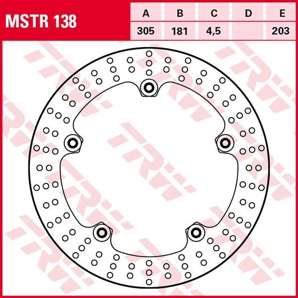 TRW Bremsscheibe Revited (FüR: BMW R 1200 GS Adventure K25 08-12 Vorne )-image