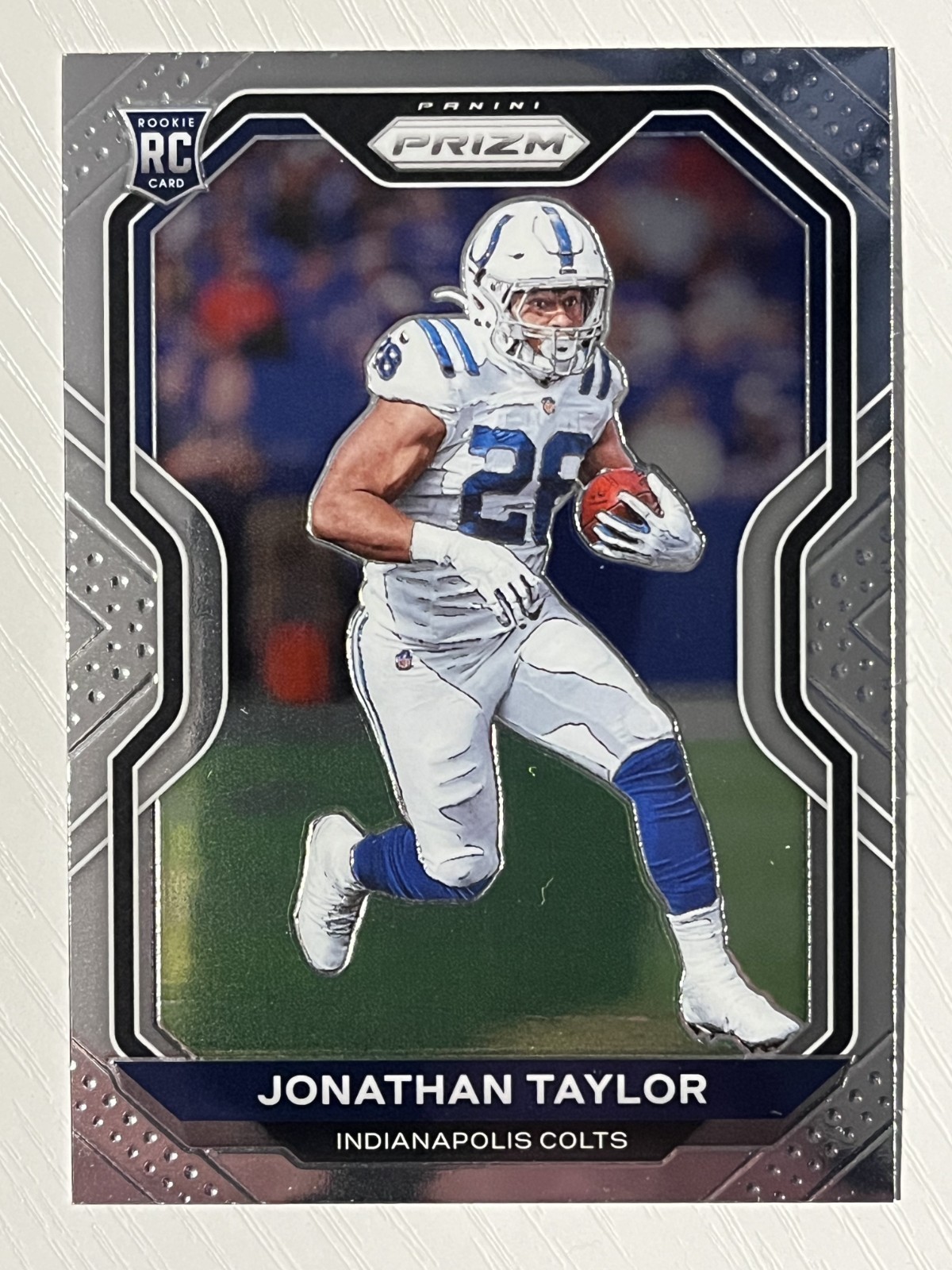 Jonathan Taylor 2020 Panini Prizm RC #332 Indianapolis Colts