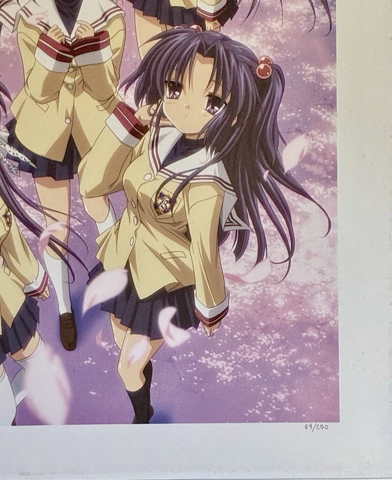 Edición Limitada Clannad After Story Litografía 89/250 Certificado de Autenticidad Anime Sentai Nozomi Foto 2 de 3