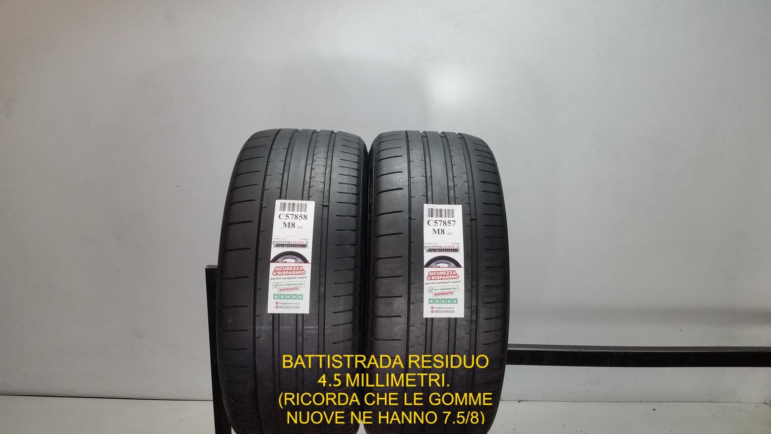 GOMME USATE 255/35R20 97Y PIRELLI P ZERO PNEUMATICI USATI C57858