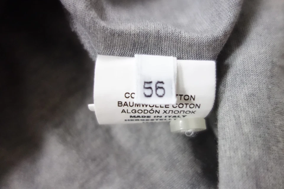 Camisa Polo Gran Sasso Para Hombre 56 XL Gris Manga Corta Italia Algodón Informal Foto 3 de 4