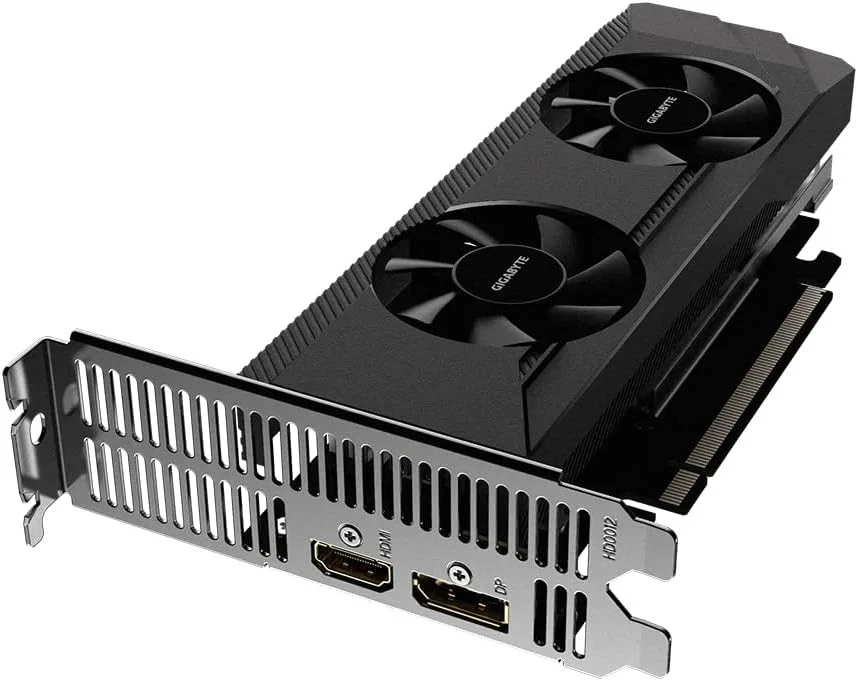 GIGABYTE AMD Radeon RX 6400 D6 4GB GDDR6 Low Profile Video Graphics Card Black - Image 4 of 4