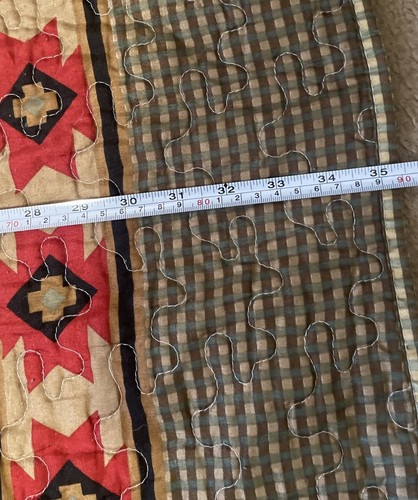 King Size Southwestern Bear Pillow Shams Set Cabin Rustic Lodge Country 36”x20” - Picture 6 of 8