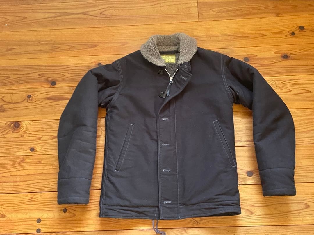 Used Authentic Buzz Rickson's N-1 Deck Jacket Nav… - image 1