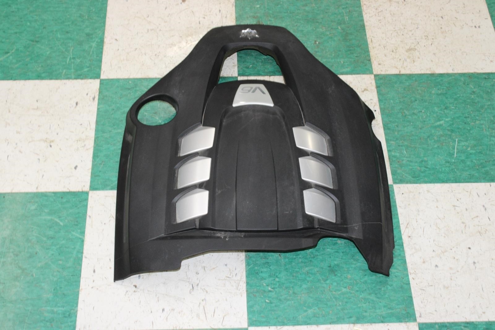 14-17 Ghibli 3.0L V6 Black Plastic Engine Appearance Trim Cover Panelfactory OEM