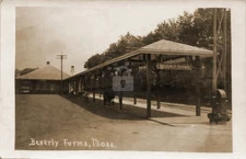 Beverly Farms MA Massachusetts Railroad Station Depot Station RPPC Postcard COPY