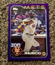 2024 Topps Series 1 - Ronny Mauricio #224 Purple (RC) Meijer Exclusive - NY METS