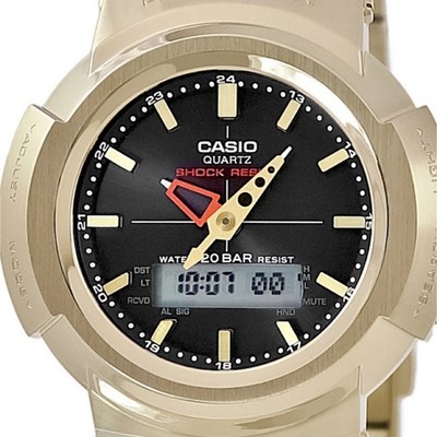 Casio G-Shock AWM-500GD-9AJF Gold Radio Solar Men's Watch Unused New