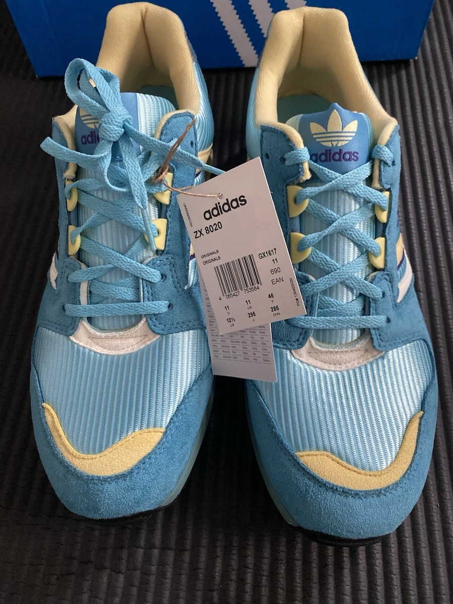 Adidas ZX 8020 UK 11 / US12.5 / EU46 GX1617 Light Aqua BNWT | eBay UK
