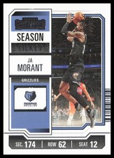 2023-24 Panini Contenders #74 Ja Morant Memphis Grizzlies Basketball Card