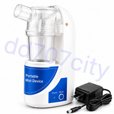 Portable Cool Mist Device USB Compact Personal Home Office Travel Quiet White