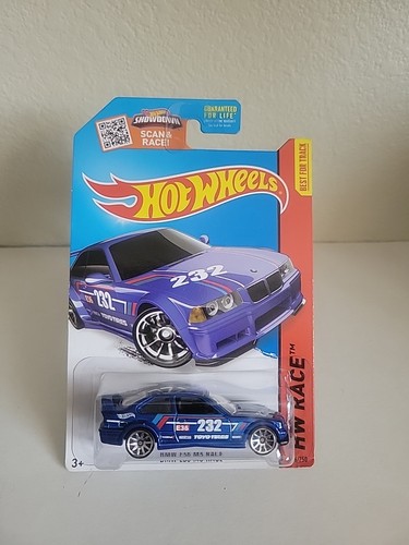 Hot Wheels BMW E36 M3 Racing 2015 - Édition World Race, Bleu, échelle 1/64, Neuve
