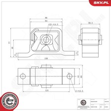 Support moteur Honda STREAM