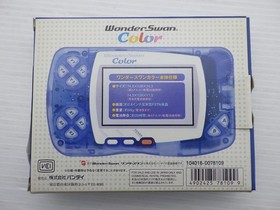 AS IS-WonderSwan Color Console (WSC-001 / Crystal Blue) WonderSwan 9000024904637
