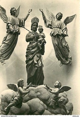 Postcard - 07 - Lablachere - Notre-Dame de Bon-Secours - Statue of the Virgin