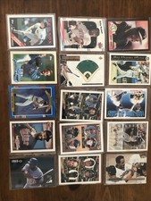 Lot Of 15 Baseball Cards.  Bonds, Puckett, Brett, Clemons, Bagwell