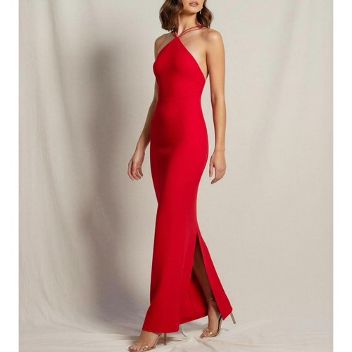 $299 NWT NOOKIE Trinity Gown, Cherry Red, Medium