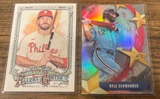 Kyle Schwarber Lot (2) Phillies 2025 Allen & Ginter 2025 Stars Of MLB