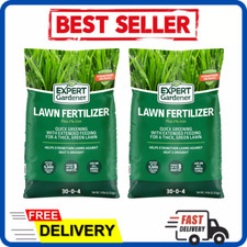 2 Pack Expert Gardener Lawn Food Fertilizer Plus 2% Iron 14lb Covers 5000 Sq Ft 3.05 per gallon