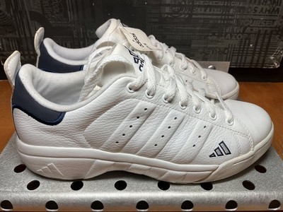 Vintage 1998 adidas Stan Smith Millennium White/Marine Tennis Shoes  sz 8.5