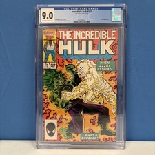 Incredible Hulk #327 CGC 9.0 NM White Marvel Comics 1987 ZZZAX 1/87💤Appearance