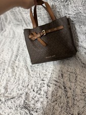 Michael Kors ACORN BROWNl  Structured Tote Wi...