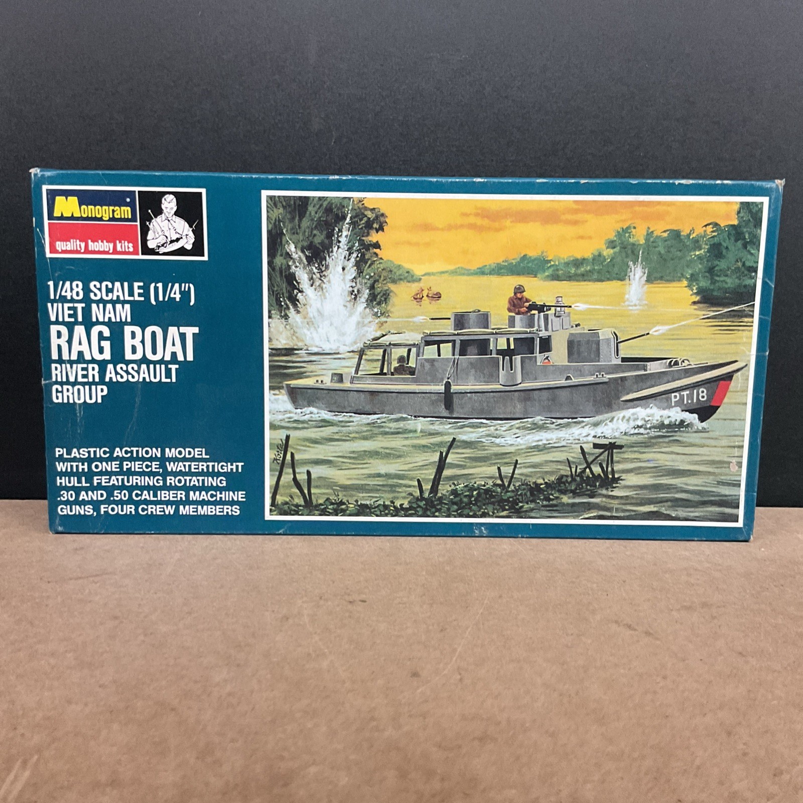 Monogram Vietnam Rag Boat River Assault Group 1:48 Plastic Model Kit | eBay