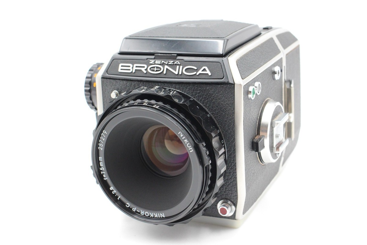 MINT ] Zenza Bronica EC Camera Nikkor P 75mm f2.8 Lens From