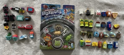 Pre-Owend Transformers Botbots 52 Mixed Action Lot Mini Figures - Please Read