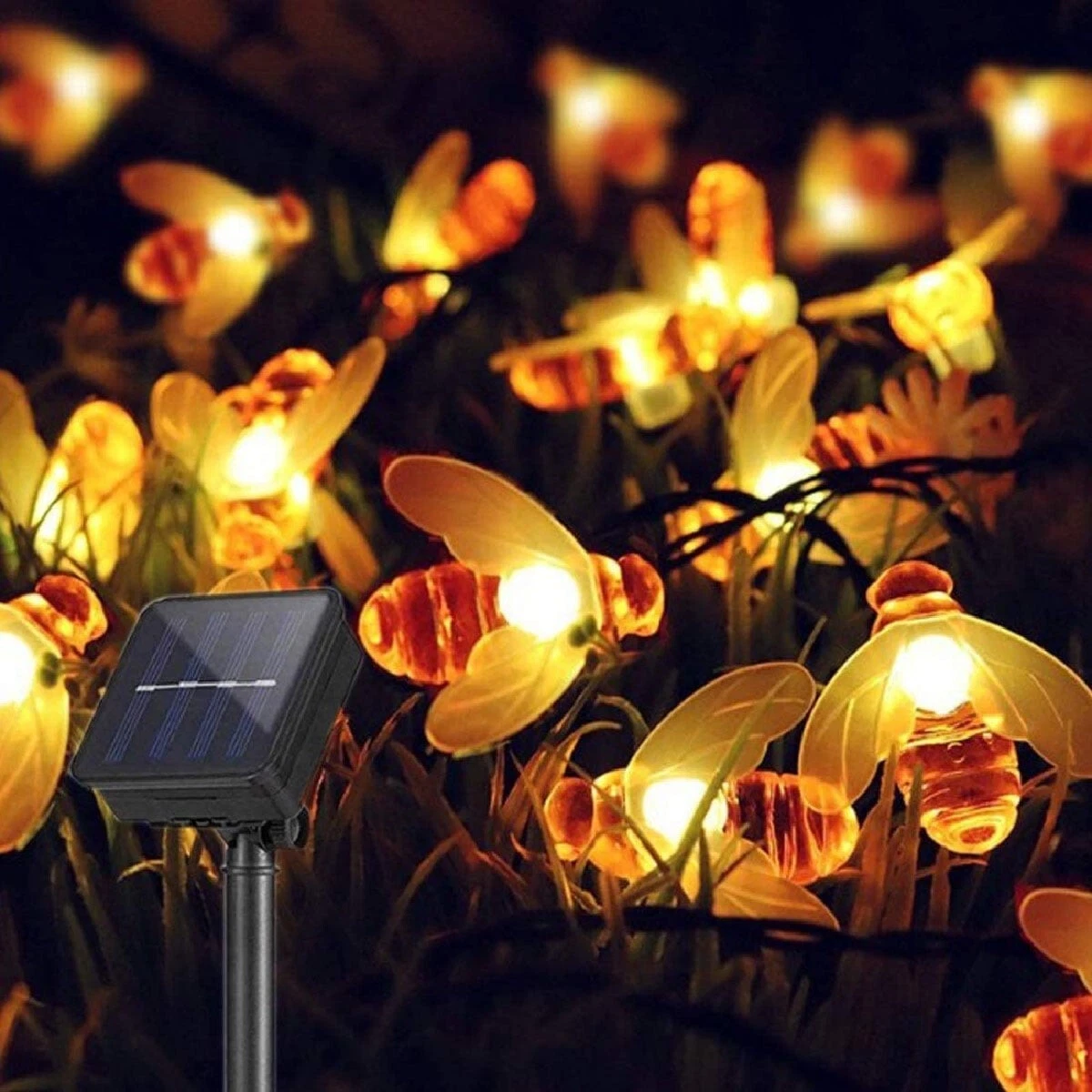 Bee string lights solar deals