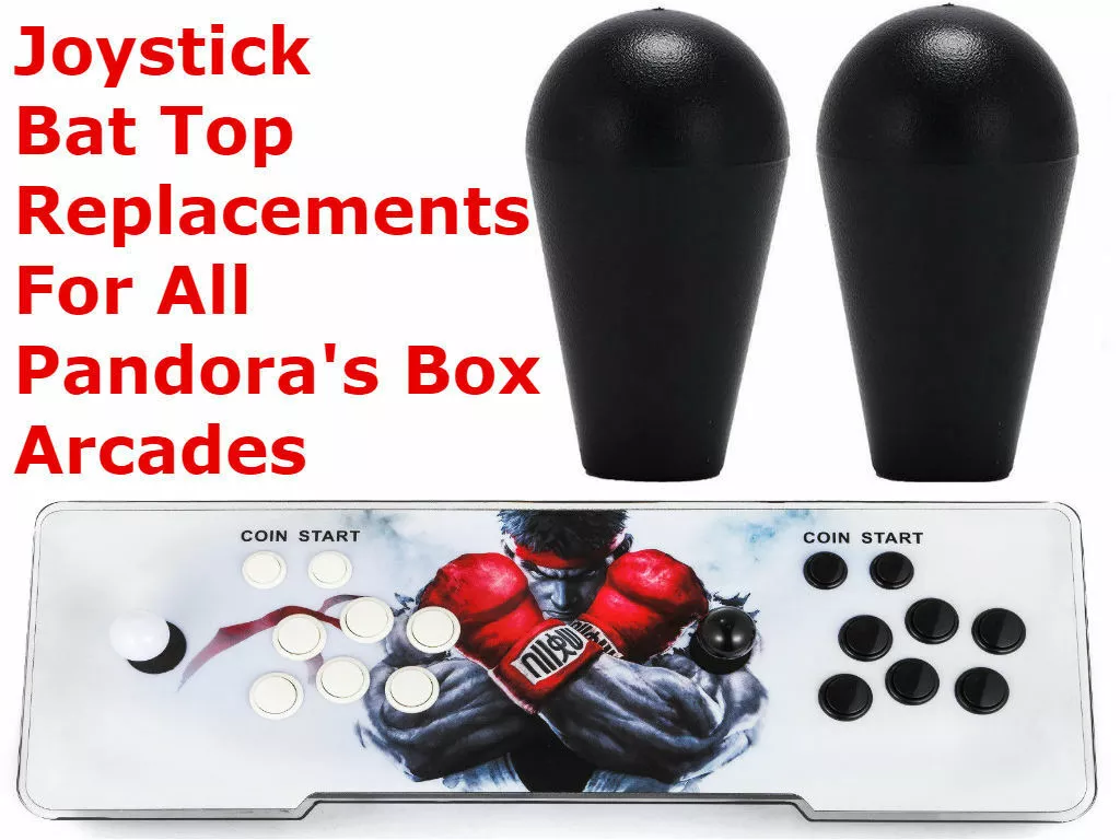 2 Joystick Bat Tops Pandora Box Arcade 4s, 5s, 7s, 9s,11s, 12s, + 9D | eBay