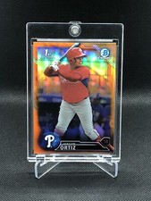 2016 Bowman Chrome Jhailyn Ortiz Orange #22/25 Philadelphia Phillies #BCP31