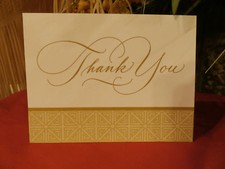 THANK YOU All Occasion Greeting Card Blank Inside Appreciation set of 8 KY366