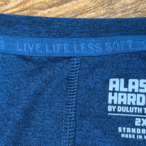 Herren AKHG Meltwater Standard Fit Langarm Crew Hemd 2XL Blau 80605 - Bild 6 von 11