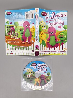 Barney: We Love Our Family (DVD, 2009) No Case No Tracking