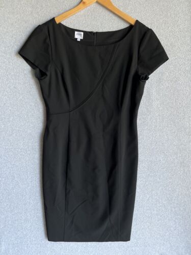 Armani Collezioni Sheath Dress Black Size 10 Ladie