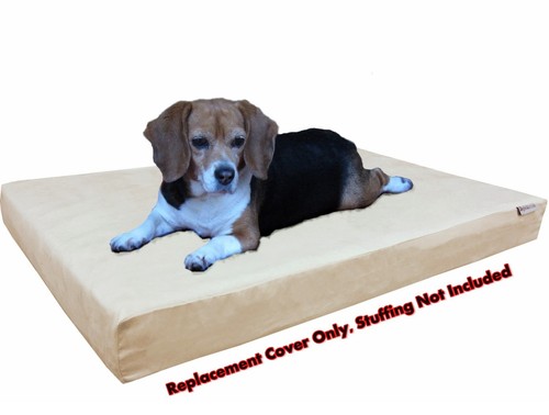 Hundebett Bettdecke Ersatzbezug für kleines mittelgroßes Haustier - Wildleder in khaki - Bild 6 von 11