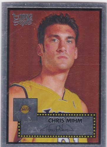 2005-06 Topps Style 1952 Chrome #10 Chris Mihm /499 Lakers Free Shipping! - Picture 1 of 2