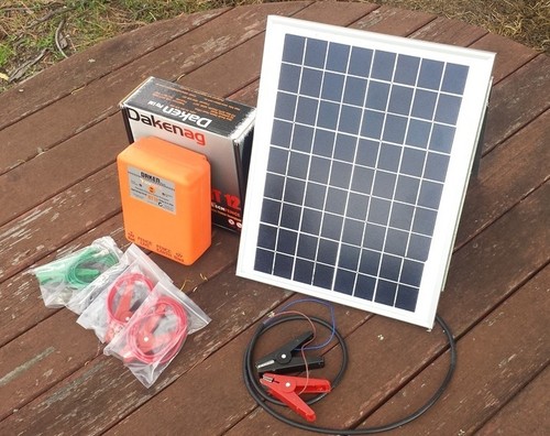 12km Solar Power Electric Fence Energiser Energizer 1.2J DAKEN 3YR Warranty - Picture 2 of 6
