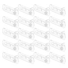 30PCS Locking Shelf Pegs Cabinet Shelf Pin Kitchen Cabinet Shelf Pegs 18MM