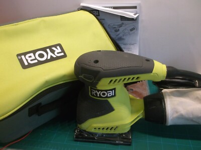 S652DG Ryobi 1/4 Sheet Sander W/Case 