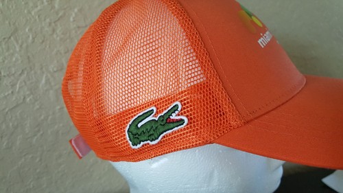 Lacoste Men's Miami Open Hat Orange Tennis Cap - Picture 7 of 10