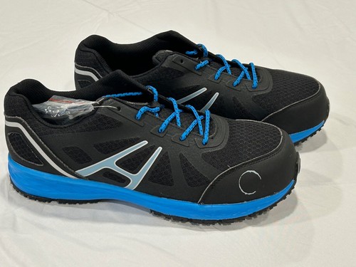Hoss Men's Express Safety Royal/Black Lace Up Shoes ( 14431) Size 11 - 第 1/8 張圖片