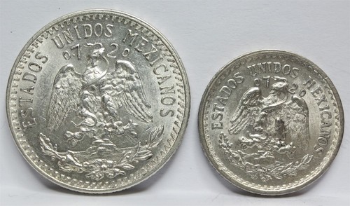 MESSICO Repubblica Argento 10 20 centavos 1934 1937 AU UNC Snake Eagle Liberty #C44 - Foto 4 di 6