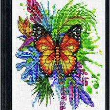 StitchMaster's Diverse Cross Stitch Kit: Count Your Way to Creativity!