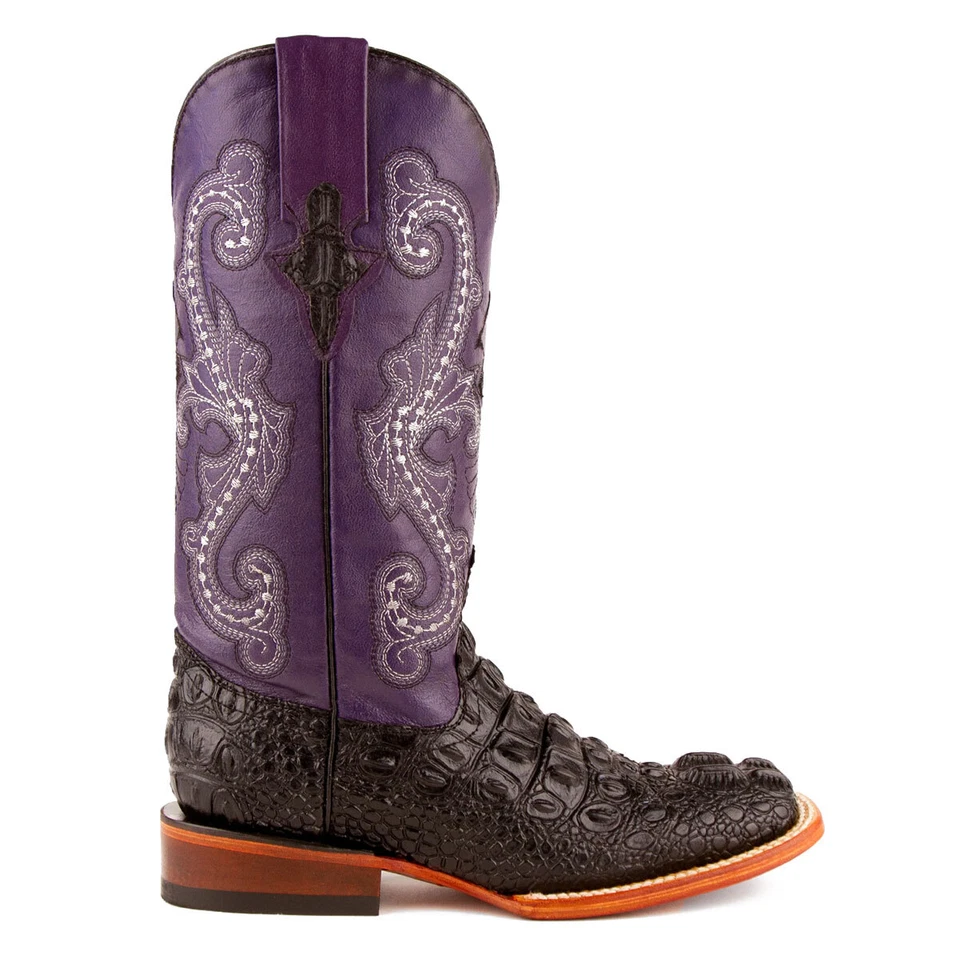 Bota occidental para mujer FERRINI Rancher media pantorrilla con estampado de puntera cuadrada - Colores y tallas Foto 2 de 4