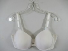 Warner's No Side Effects Side Smoothing Bra 40D White Underwire 01356