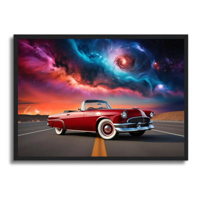 Auto Poster gerahmtes Wandbild Fahrzeug Man Cave Bild A4 - A1 Wohndeko Design