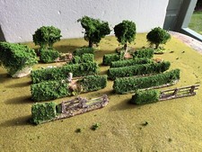 Hedges and trees. 28mm wargames terrain made to order NAPOLEONIC bolt action